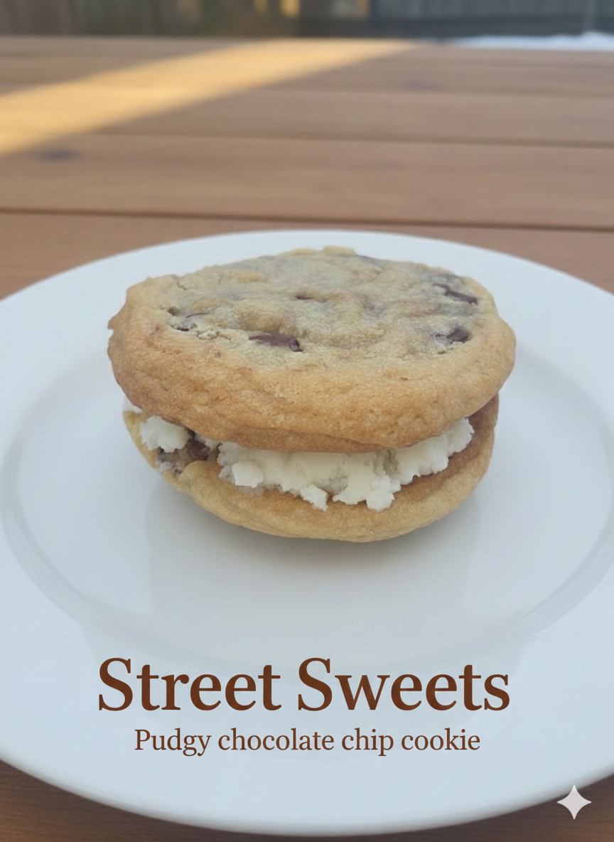 The pudgy chocolate chip cookie