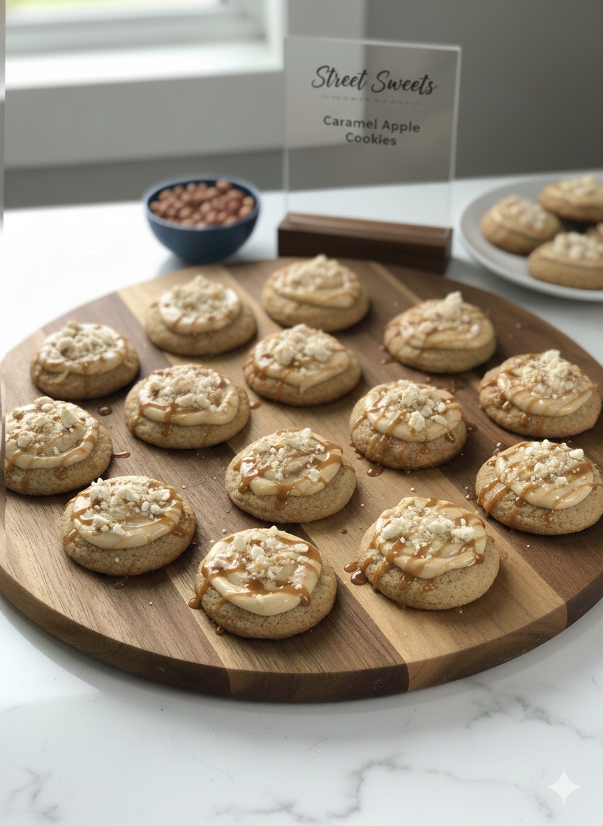 Caramel apple cookie